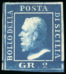 1859, selezione di dieci francobolli