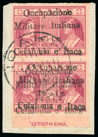 Stamp of Italy » Italian Occupations WWII » Cefalonia and Itaca 1941, Previdenza Sociale, 10 l. rosa lilla, emissione