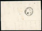 Stamp of Italian States » Sicily 1859, 1 gr. bruno ruggine intenso, I tavola, recante il ritocco n. 5, ed 1 gr. verde oliva chiaro, III tavola, (appena sfiorato in piccola parte basso a destra), 