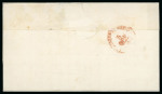 1859 10gr Bright Carmine, plate II + 1gr Dark Carm