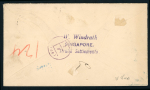 1900 Registered cover from Bangkok (26.12.00) via 