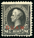 1899 1c to $1 set of 11 and Special Delivery 10c with "Specimen" handstamps