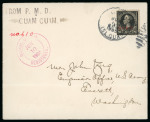 Stamp of United States » U.S. Possessions » Guam 1905 (Jun 10). Envelope from the Zug correspondence to Washington, with 1899 $1
