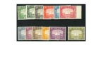 Stamp of Aden 1937 Dhow mint l.h. set of 12 to 10R, very fine