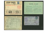 Stamp of Italy » Regno d'Italia » Pubblicitari 1884-1925, interessante gruppo di sei "Leoni" 25 c.
