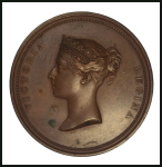 1837 William Wyon City Medal in bronze, 55mm