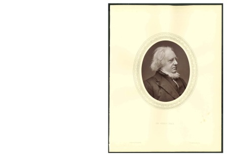 1843 ca. Photograph portrait of Sir Henry Cole inventor of the concept of Christmas card sending