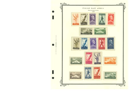 Stamp of Italy » Lotti e Collezioni Misti 1938-1941 Africa Orientale Italiana : Bella selezione di oltre novanta pezzi dI