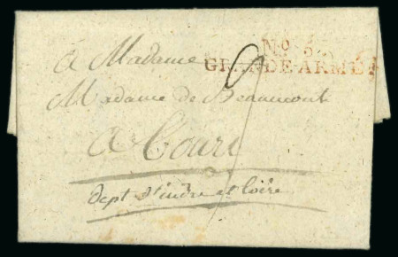 1807, N°51 Grande Armée (rouge), Lettre datée du