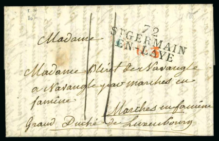 1825, Lettre datée du 1er novembre 1825 pour le Grand