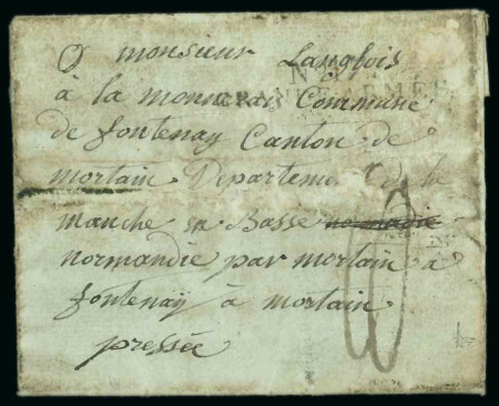 1807, N°17 Grande Armée, Lettre datée du 1er septembre