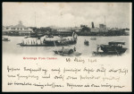 1900 (Mar 30) Picture postcard to Austria with China franking in combination with Hong Kong
