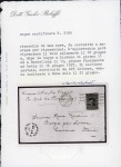 1927, "Air Mail/DE PINEDO/1927" su lettera da St. Johns per l'Italia