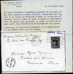 Stamp of Italy » Regno d'Italia » Posta Aerea 1927, "Air Mail/DE PINEDO/1927" su lettera da St. Johns per l'Italia