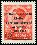 Stamp of Italy » Lotti e Collezioni Misti 1941 Occupazione di Lubiana : Collezione composta da Francobolli nuovi, 