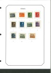 Stamp of Italy » Lotti e Collezioni Misti 1939-1942 Occupazione dell’Albania: Collezione avanzata montata su sei pagine d’album