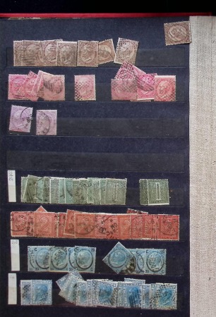 Stamp of Italy » Lotti e Collezioni Misti Area Italiana: 1862-1957 Old dealers stock in 3 stockbooks