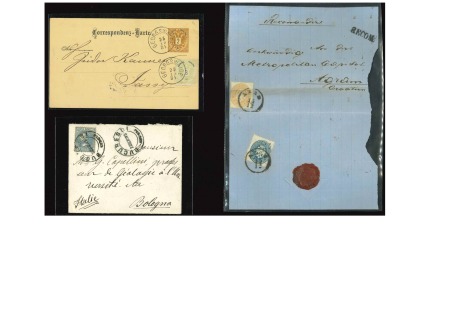 Romania: 1884-1970s, Group of 43 covers and loose stamps