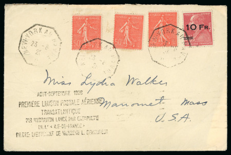 Stamp of France » Poste Aérienne 1928, Berthelot surchargé Île de France, Y&T PA 3,