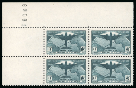 Stamp of France » Émissions à partir de 1900 1937, Conquête aérienne de l'Atlantique Sud, Y&T