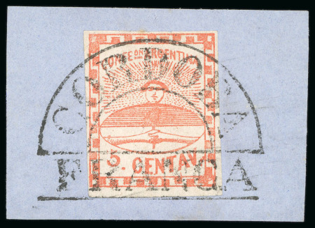 Stamp of Argentina » General issues 1858, "Confederación" group including the first issue