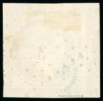 1849, Cérès non dentelé 10 centimes bistre-jaune,