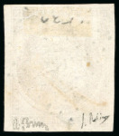 1849, Cérès non dentelé 10 centimes bistre-jaune,