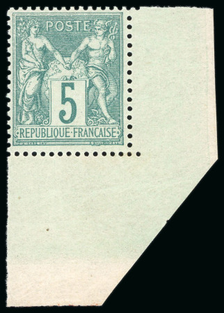 Stamp of France » Type Sage 1876, Type Sage 5 centimes vert, Y&T n°64 *, exemplaire
