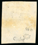 1870, Émission de Bordeaux 20 centimes bleu foncé,
