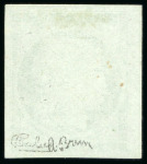 1850, Cérès non dentelé 15 centimes vert, Y&T n°2