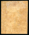 1840, 1d black pl.1b MH, unused with close to good margins