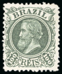 1881, "Small Heads", including the 50r with o.g., the 100r without gum