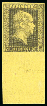 1850, 3sgr yellow, an outstanding mint example 