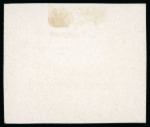 1869 Essay of Renard, Paris: 20pa gold-brown with overprint in black