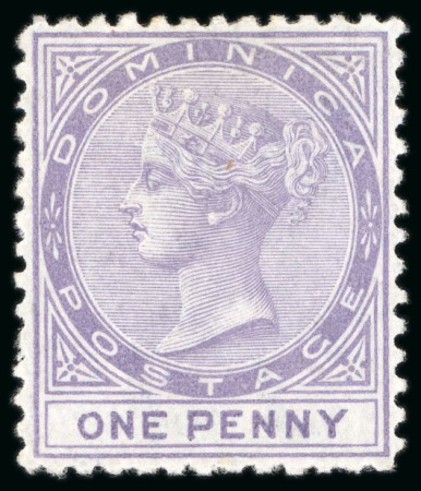 1874 CC 1d lilac, unused, fine (SG £150)