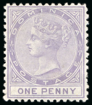 1874 CC 1d lilac, unused, light bend, fine (SG £150)