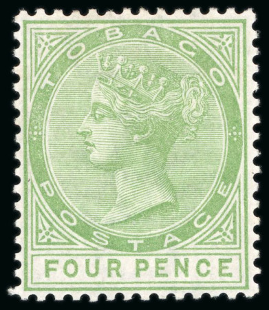 1880 CC 4d yellow-green, unused, fine (S.G. £300).