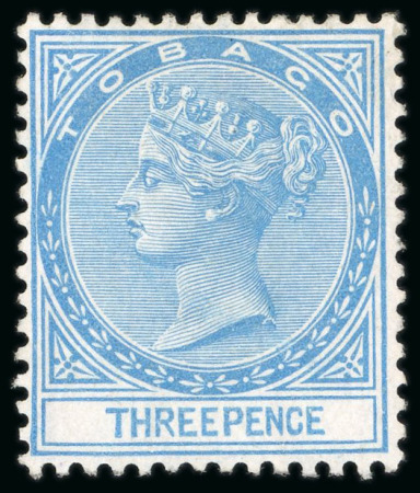 1879-80, 3d Blue, unused, fine (S.G. £150).