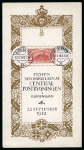 Stamp of Denmark 1912-15 5Kr brown-red tied to 1912 Post Office Festival booklet by Copenhagen 22.9.1912 cds 