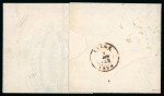 1849 Epaulettes 10c brown pair, pos.162-163, fine to