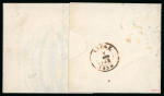 Stamp of Belgium 1849 Epaulettes 10c brown pair, pos.162-163, fine to