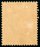 Stamp of Belgium 1869, 1F mauve mint l.h., showing variety " 'BELGIQUE "