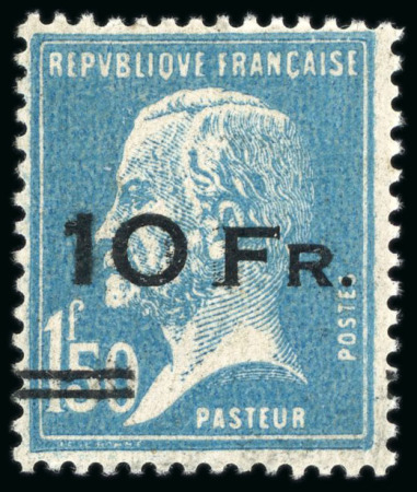 1928, Pasteur surchargé Île de France, Y&T PA 4 **,