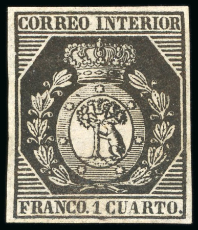 1853 1cu ormulu ("bronce dorado") unused