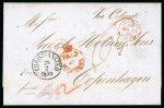1859 (Mar 1) wrapper from Christiansted, St. Croix, to Denmark