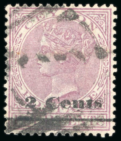 Ceylon, 1883, two items