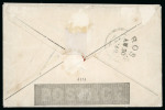 Stamp of Great Britain » 1840 Mulreadys & Caricatures 1840 1d Mulready envelope sent from Ross to Wallingford