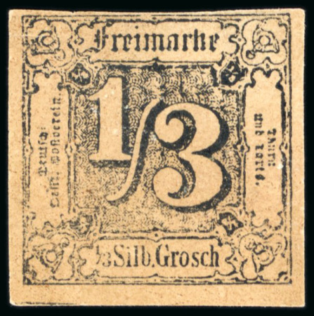 German States, Thurn and Taxis - 1858 1/3sgr, very