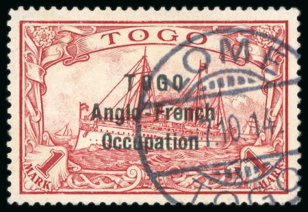 Stamp of Large Lots and Collections British Empire: 1914-1922 GRI, G.E.A. etc. overprints collection