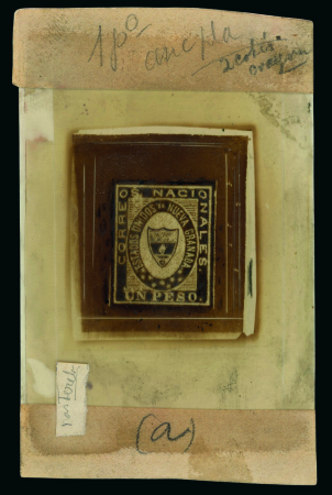 Colombia - 1861 "Nueva Granada" 1p, master negative
